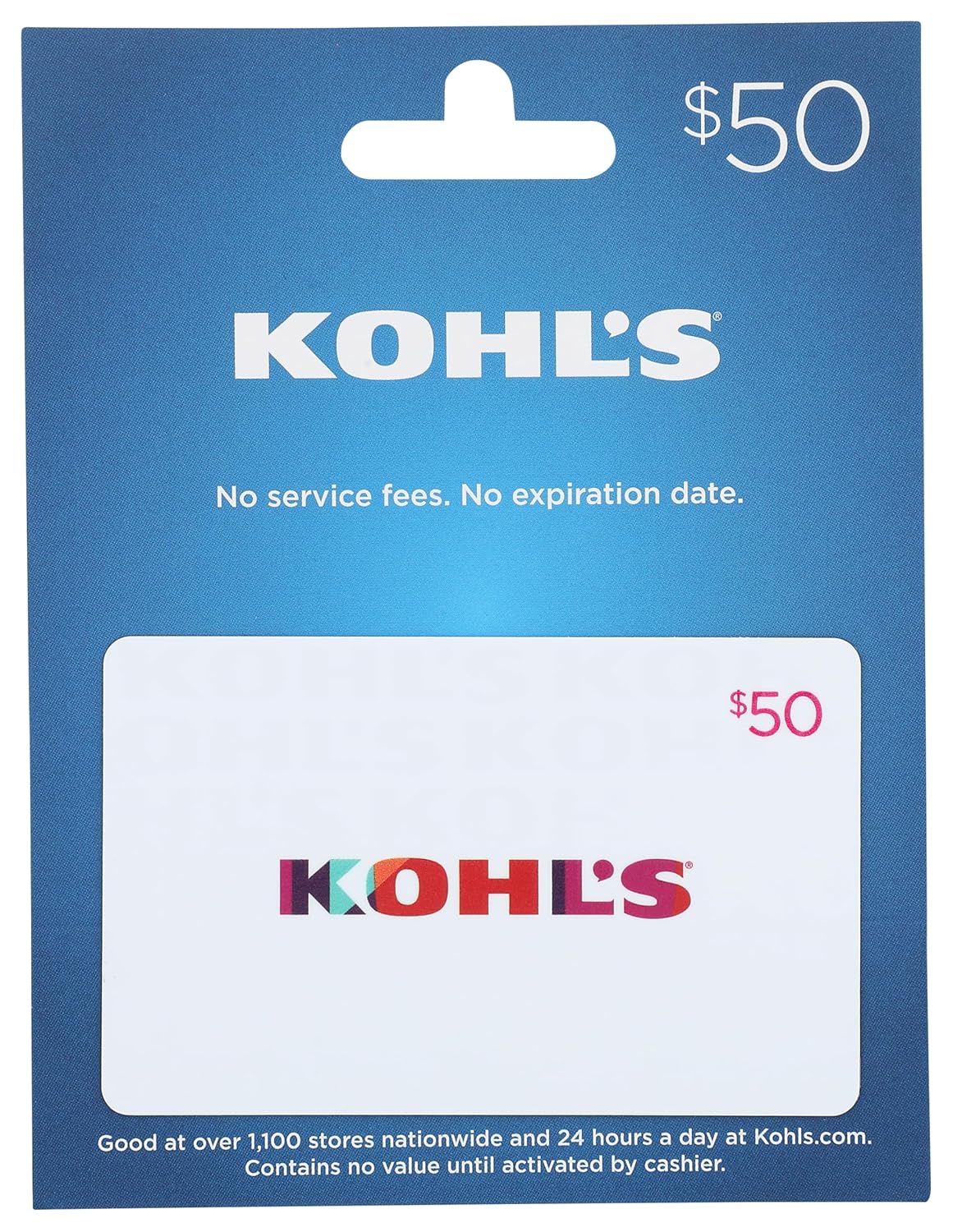 Kohl's Gift Card $50 - Perfect for Any Occasion and Recipient