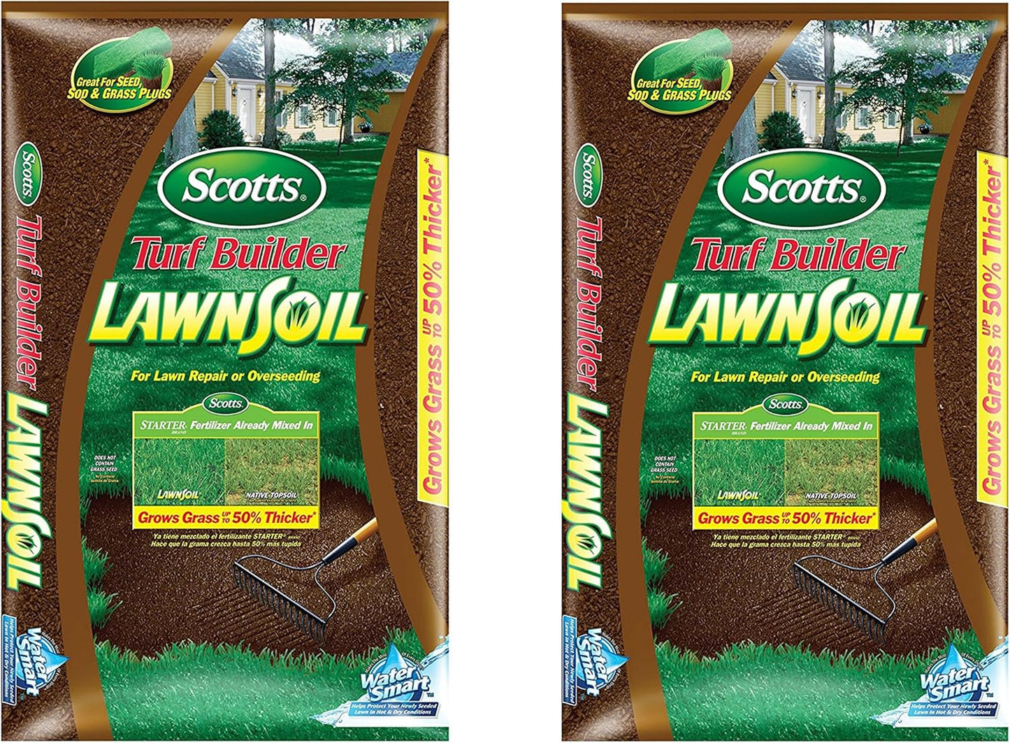 Scotts Turf Builder Lawn Soil for Healthy Green Lawns