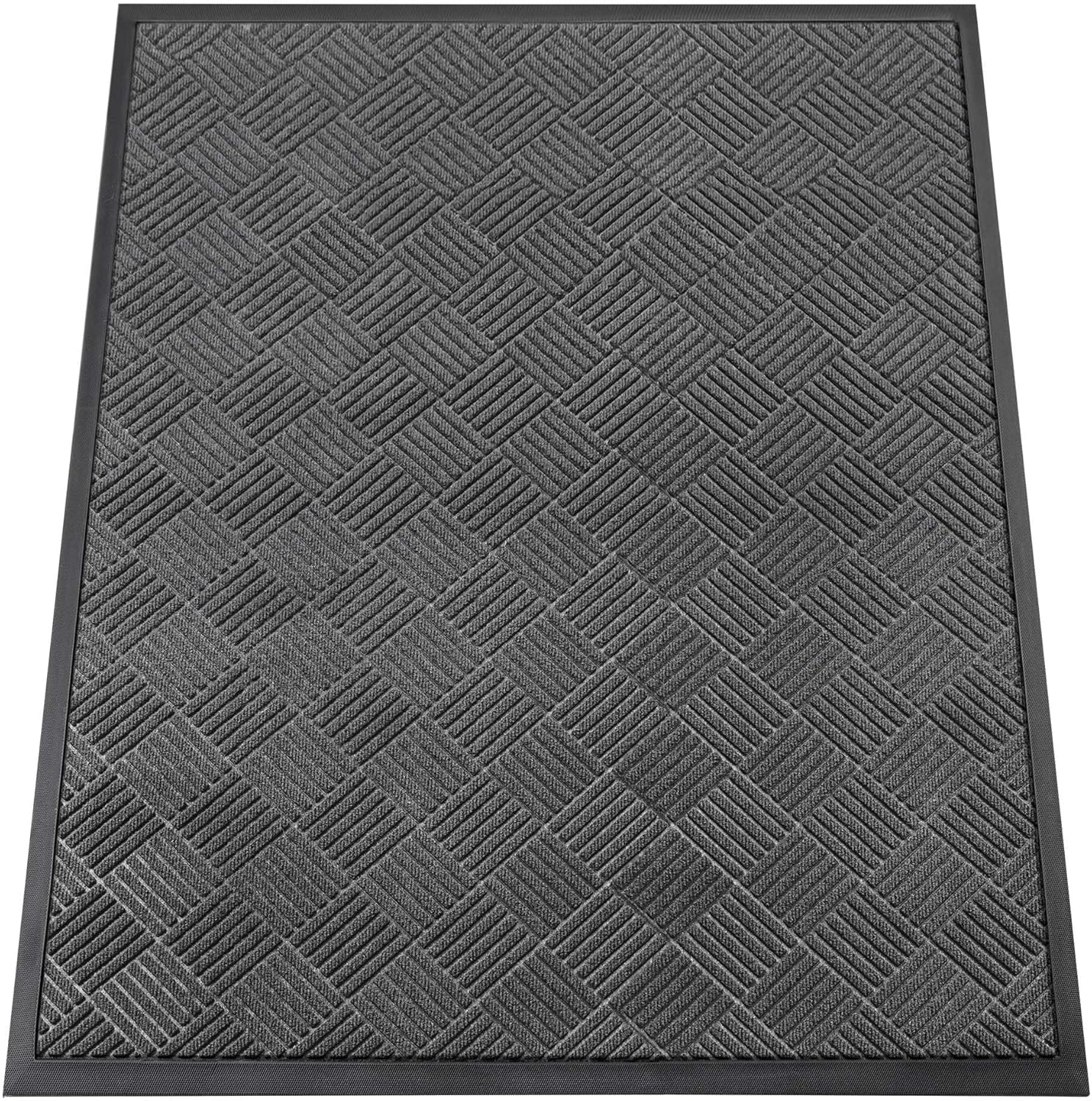 Indoor Outdoor Door Mat with Non Slip Rubber Backing for Entryway