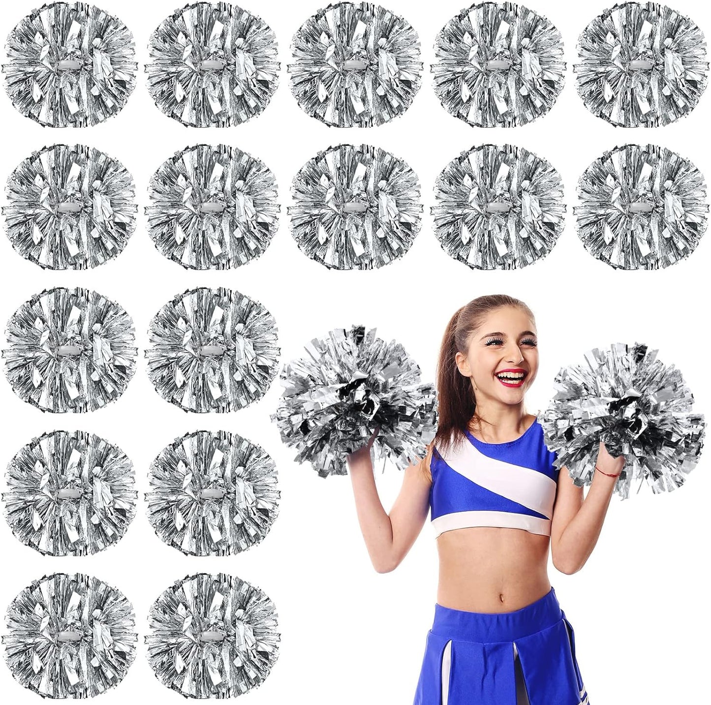 Yunsailing Cheerleading Pom Poms for Dance and Sports Events