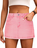 Denim Skort for Women High Waist Mini Skirt - Stylish & Comfortable
