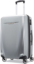 Samsonite Winfield 3 DLX 25in Spinner Checked-Medium - Roomy, Durable