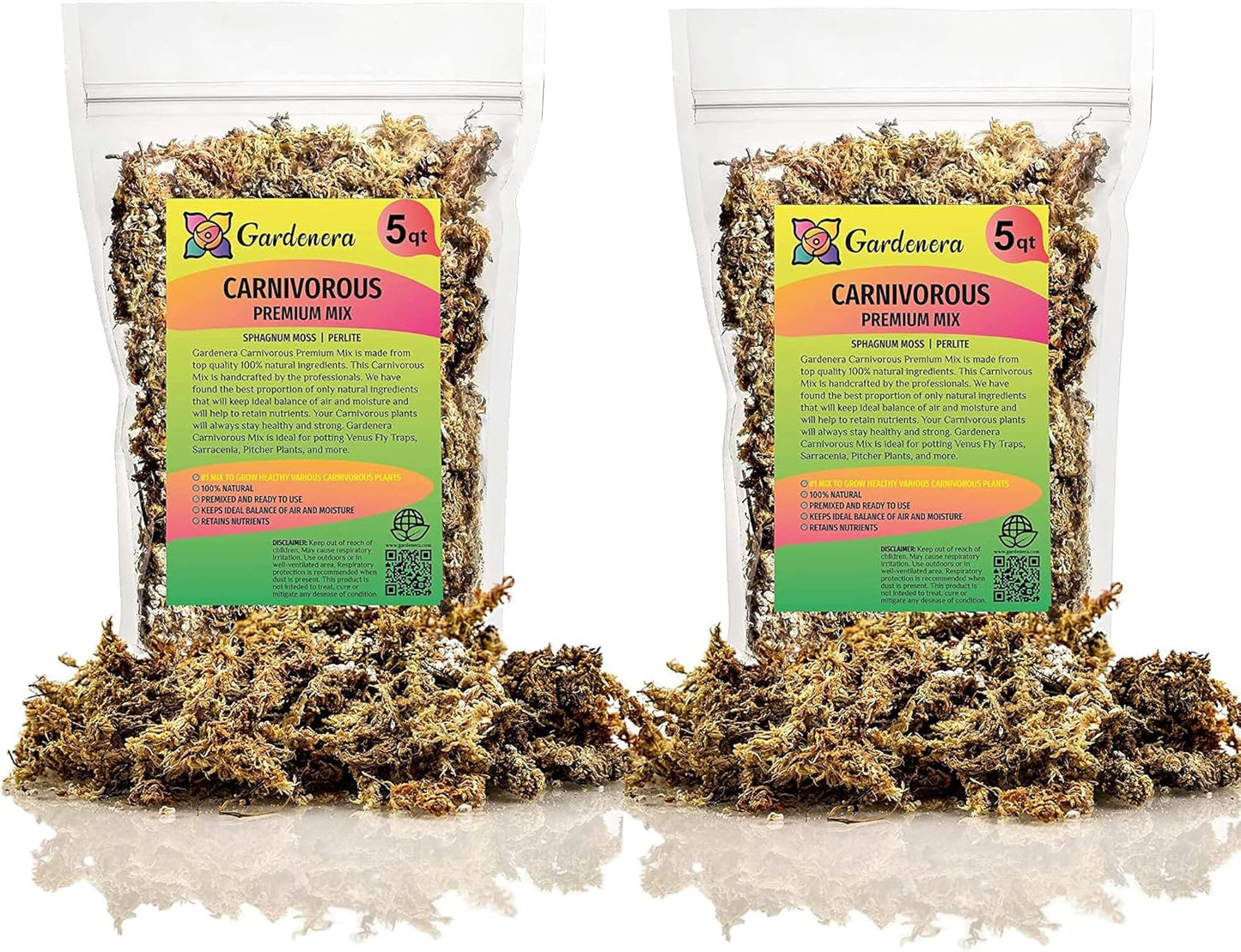 Gardenera Sphagnum Moss Potting Mix for Carnivorous Plants