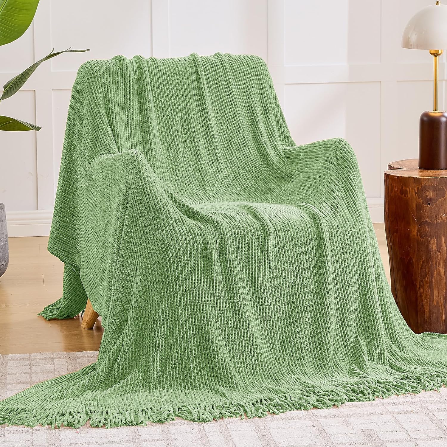 inhand Basil Throw Blanket for Couch Bed - Cozy Warm Decor