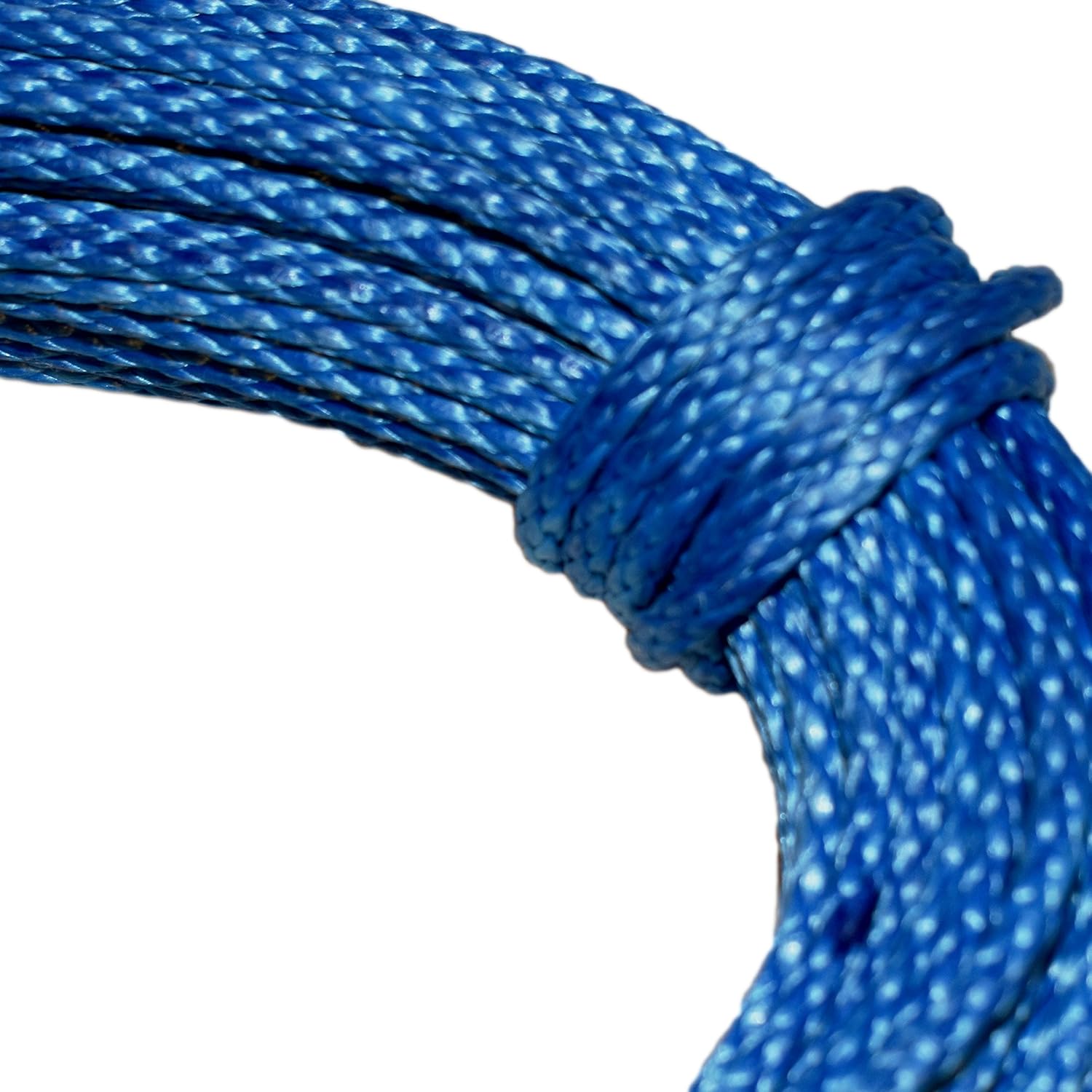 Samson Amsteel Blue Rope 1/4in Dyneema Fiber for Heavy Duty Use