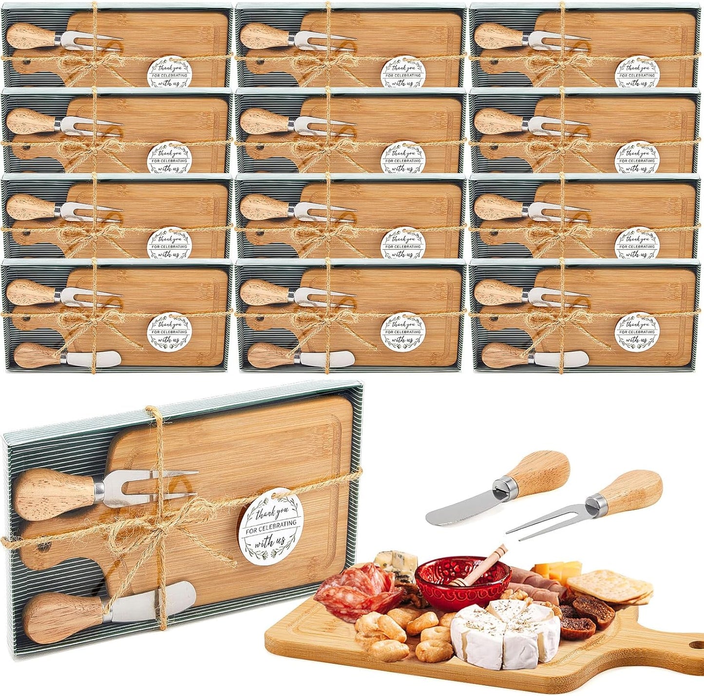 12 Set Bridal Baby Shower Cheese Prizes Gift Set for Guests