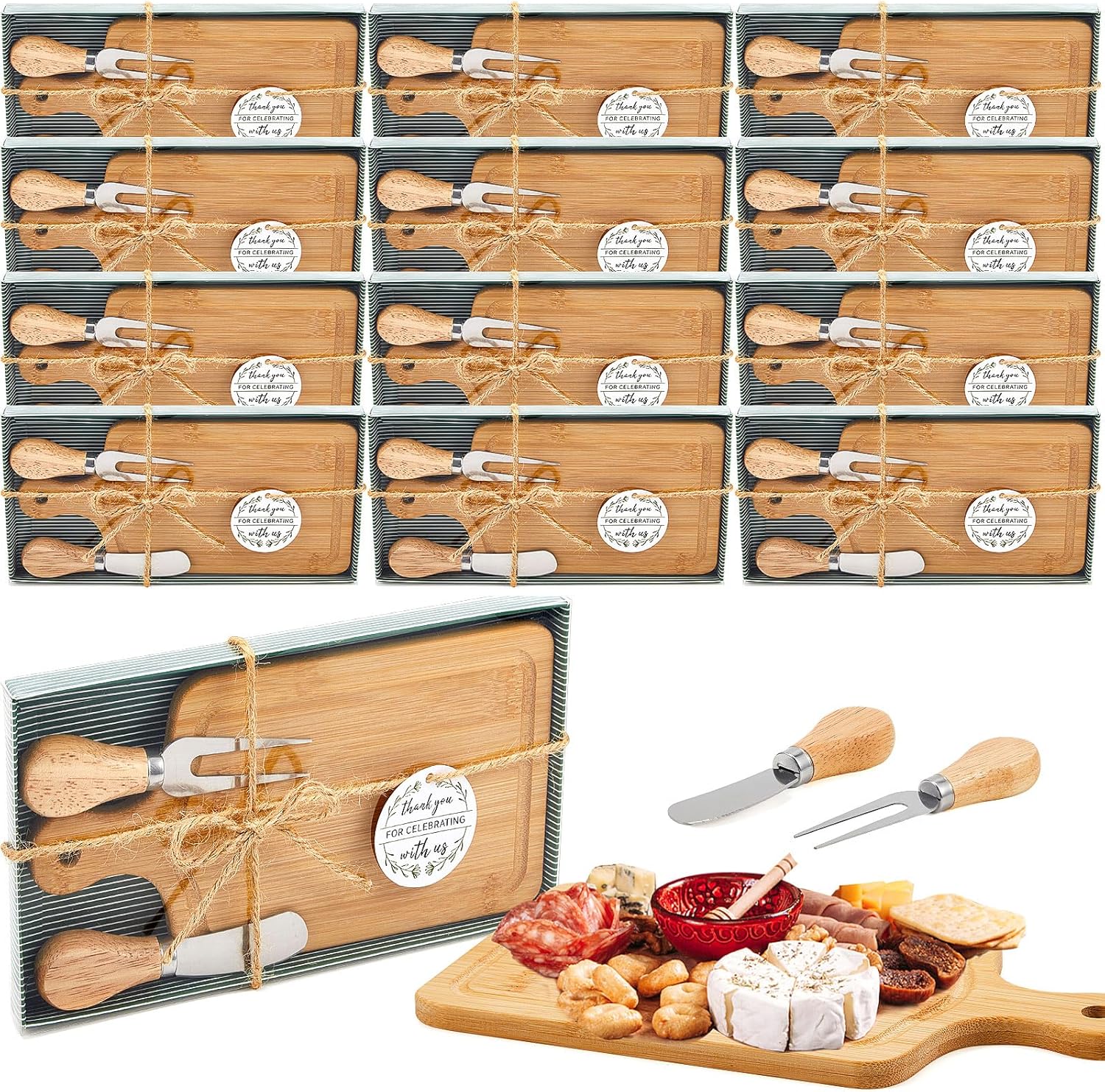 12 Set Bridal Baby Shower Cheese Prizes Gift Set for Guests