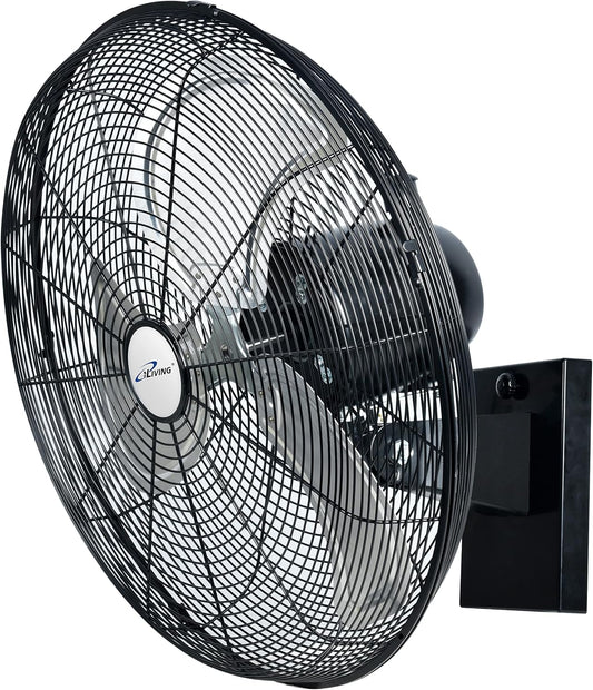 iLiving 20 Inch Outdoor Oscillating Wall Fan for All Seasons
