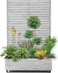 15.7 Inch Tall Planter Box for Climbing Plants and Vines Growth