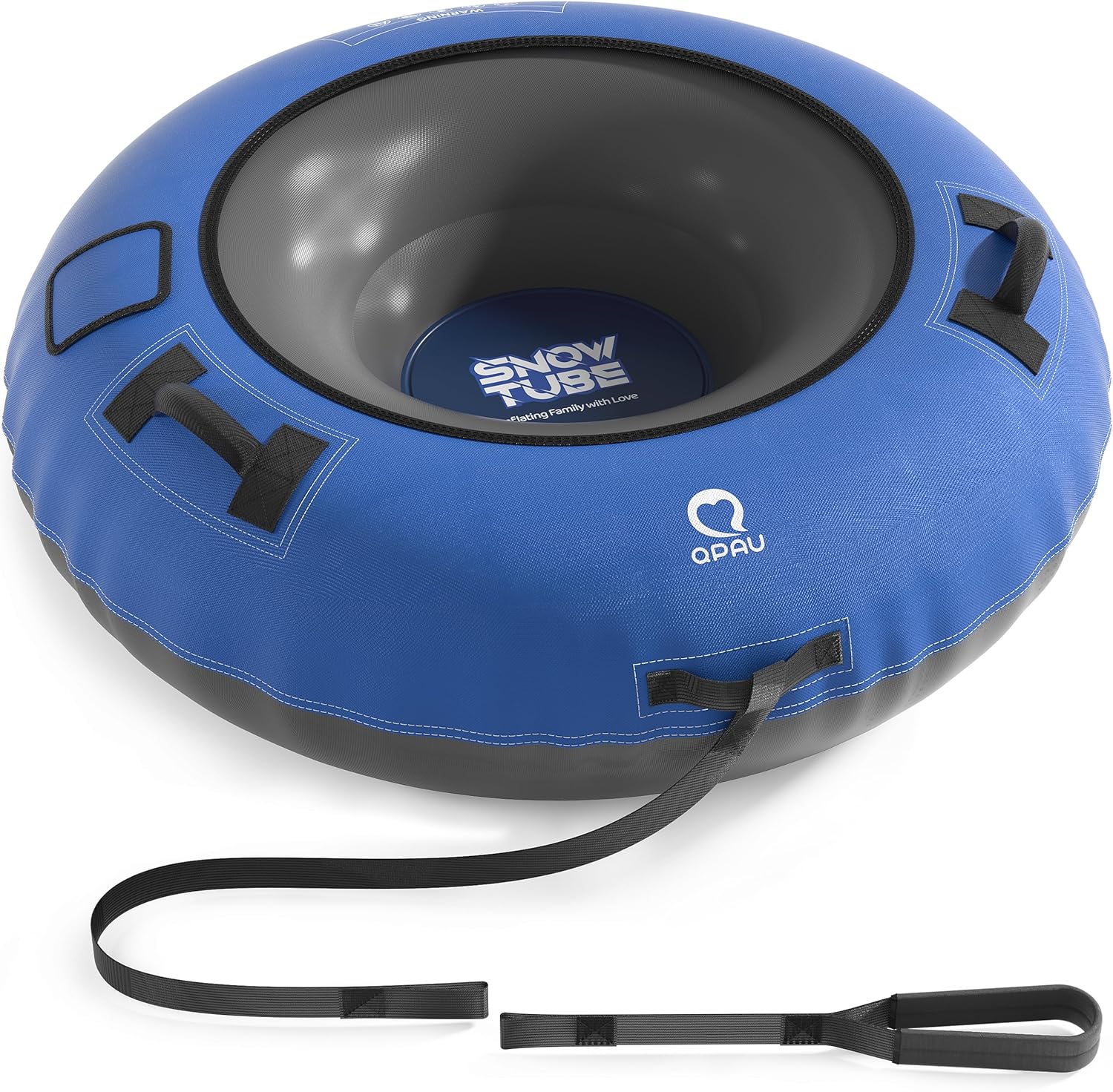 QPAU Snow Tube for Kids and Adults - 48in Heavy Duty Fun