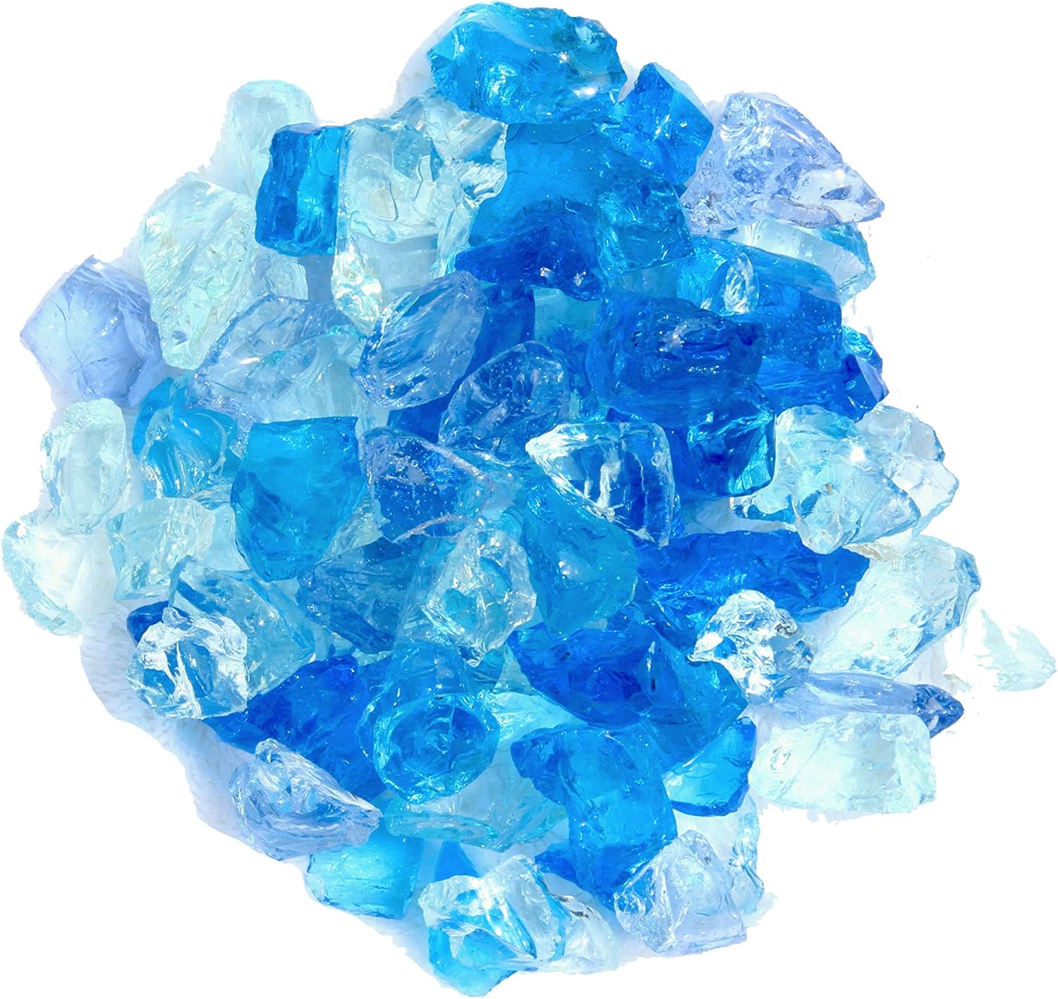 Hiland RGLASS-2-BB Fire Glass, 20 lb, Bahama Blend Review