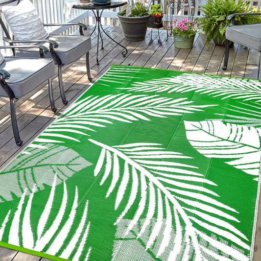Waterproof Outdoor Rug 6x9ft for Patio, RV, and Camping