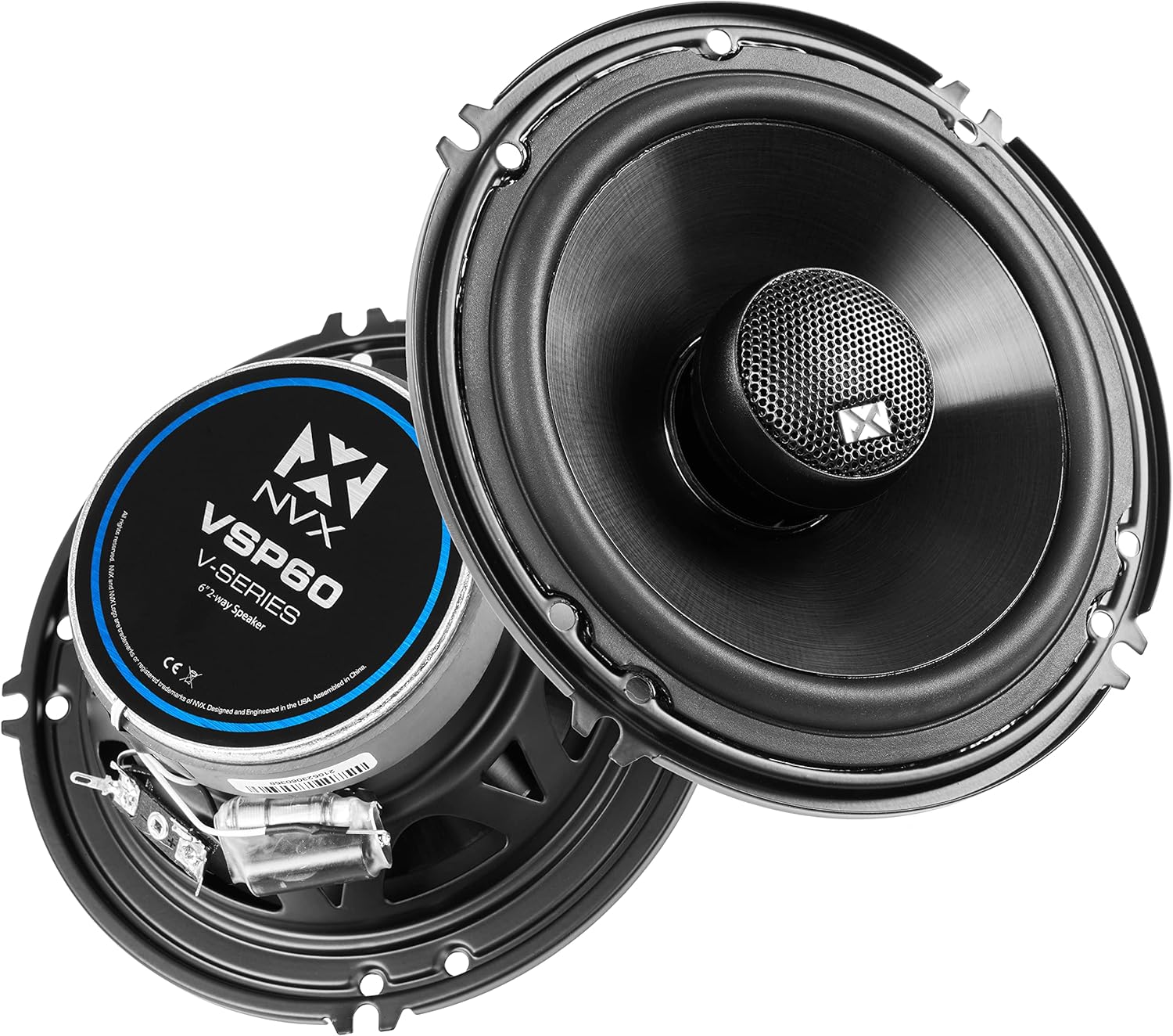NVX VSP60 6in Premium Car Speakers for Immersive Sound Quality