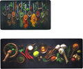 Anti Fatigue Kitchen Mat 2-Piece Set - Comfortable Padded Mats