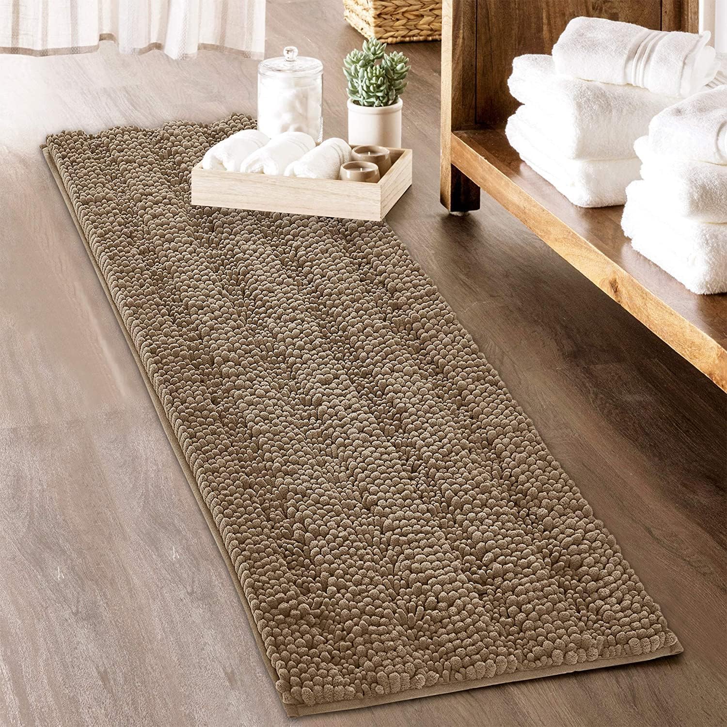 KGORGE Large Bathroom Rugs Set - Super Soft Non-Slip Mat