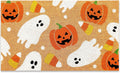 Halloween Coir Doormat 16.5 x 29 in - Ghosts, Pumpkins & Bats