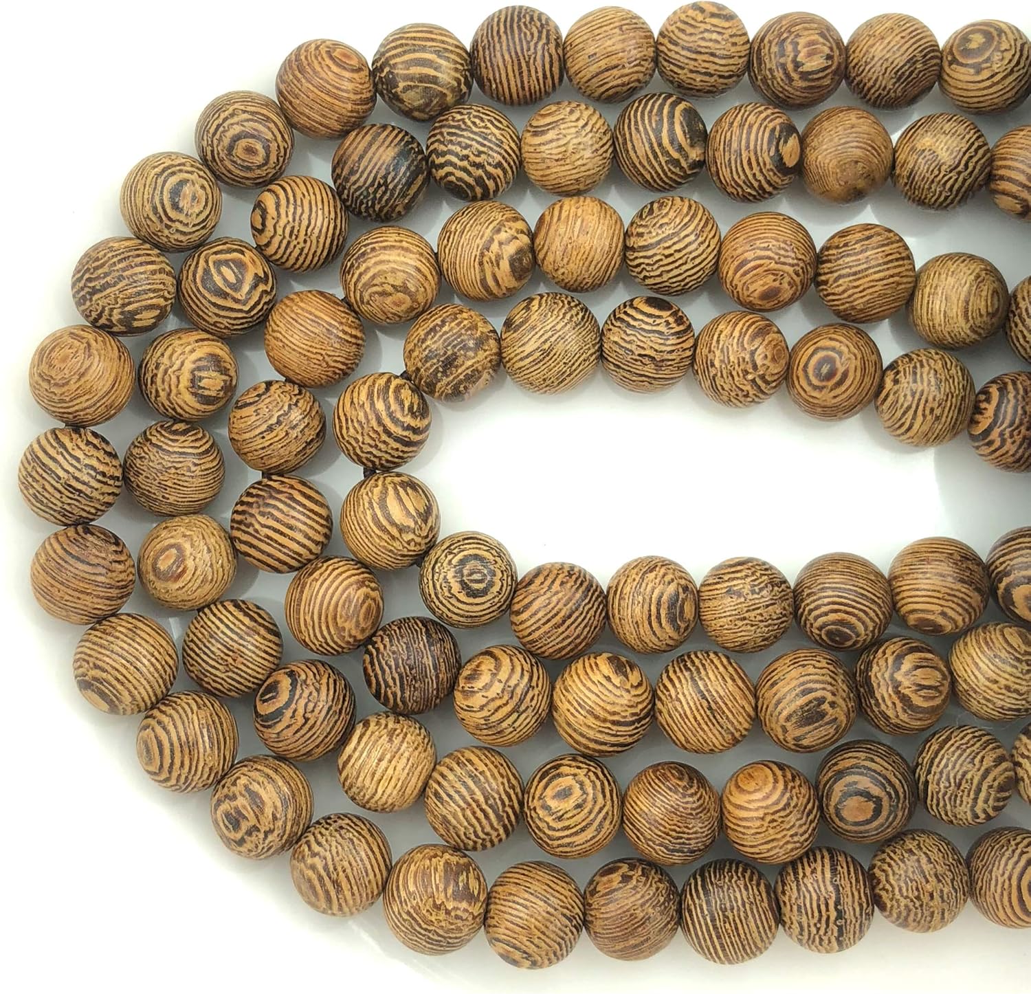10mm Gorgeous Natural Round Polished Rosewood Loose Beads for Crafts