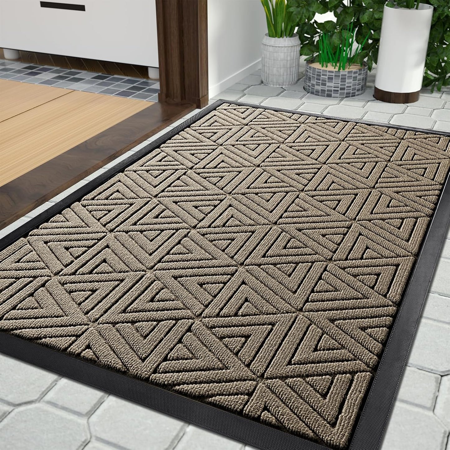 Yimobra Heavy Duty Outdoor Doormat for Home Entry, 36 x 24 in