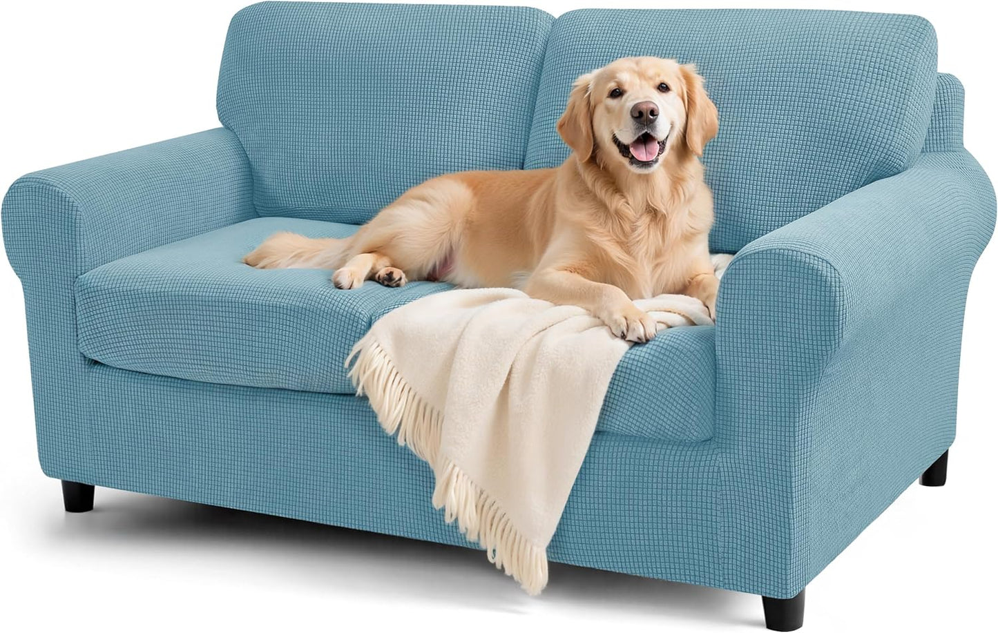 SUBRTEX Stretch Sofa Slipcover Set for Oversize Sofa and Loveseat