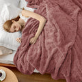 Bedsure GentleSoft King Size Blanket - Super Soft Dusty Pink