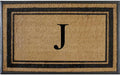 A1HC Natural Rubber & Coir Monogrammed Door Mat 30x48 - Heavy Duty