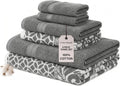Modern Threads Trefoil Filigree 6-Piece Cotton Towel Set Review