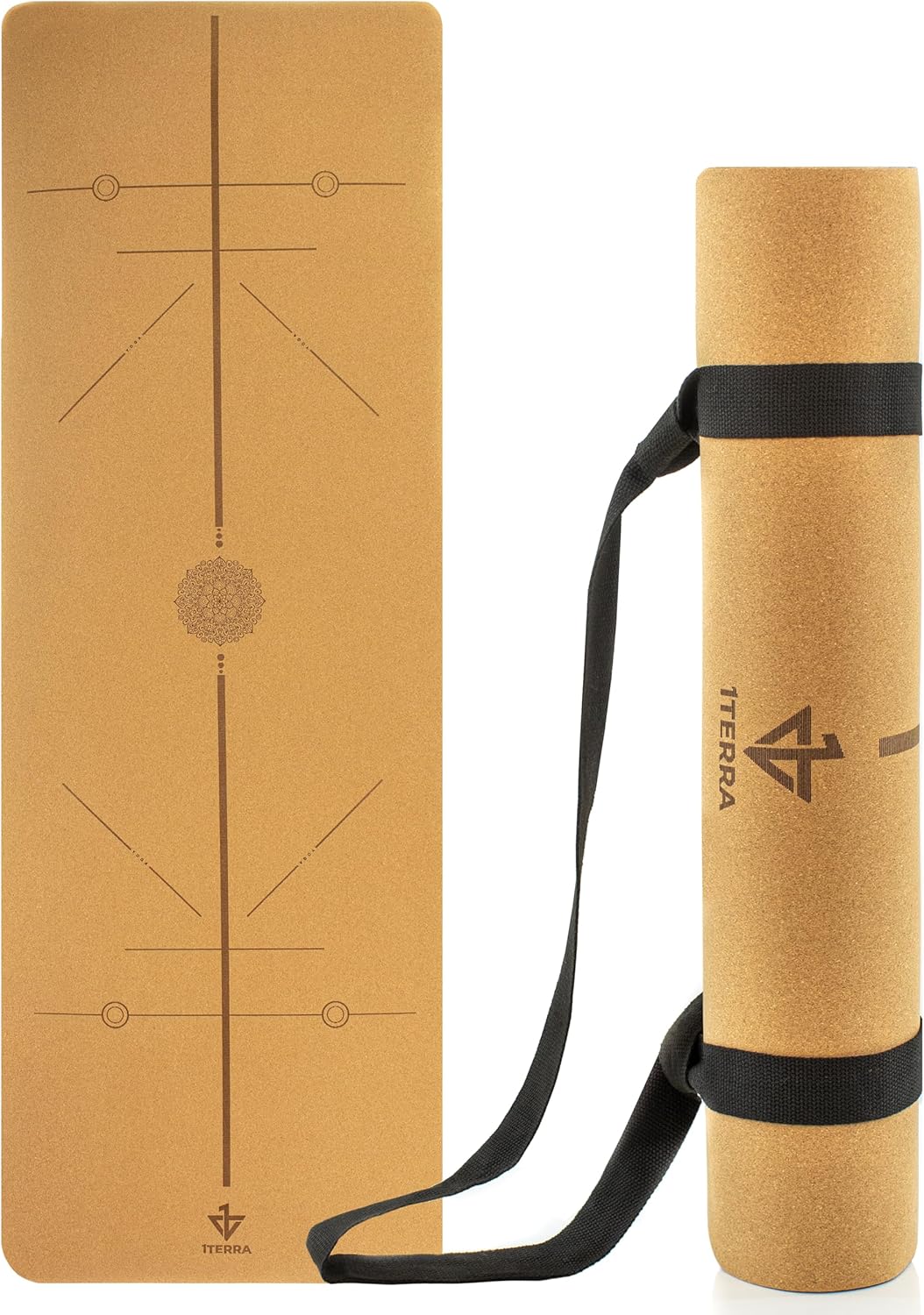 Durable Sweat-Proof Cork Yoga Mat | Eco-Friendly & Portable | 5mm