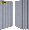 Acoustic Panels 5 Pack 48x24x0.4 in - Echo Reducing Wall Panels