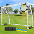 Portable Soccer Goal for Backyard - Sturdy Full Size Goal Set