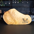 Personalized Olive Wood Cutting Board - Live Edge Charcuterie