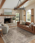 Millie Collection Charcoal/Dove Accent Rug 2ft-3in x 3ft-10in