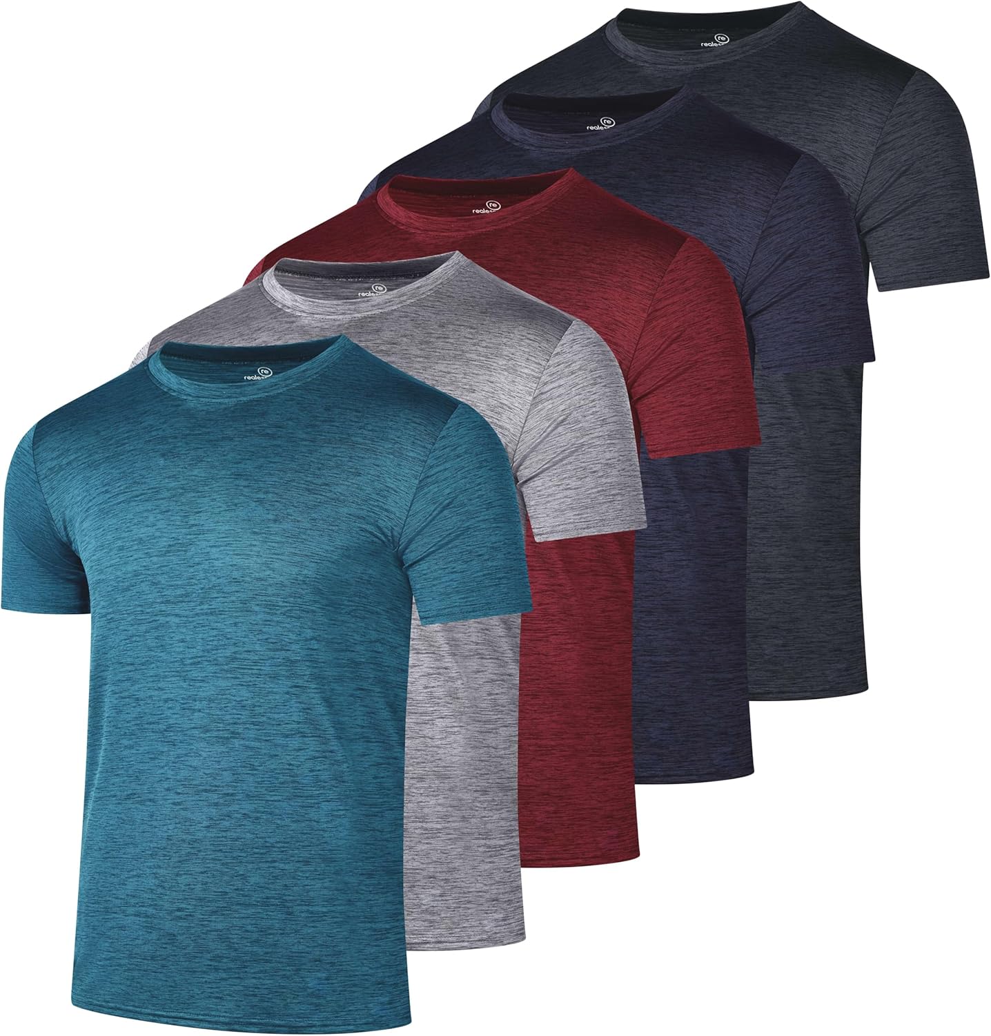 Mens Short Sleeve Dry Fit T-Shirts for Gym and Casual Wear