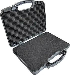 Hard Lockable Gun Case for Pistol and Handgun Travel Storage