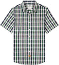 Dubinik Mens Short Sleeve Button Down Shirt - Lightweight