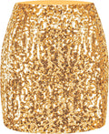 Sequin Skirt Sparkle Stretchy Bodycon Mini Skirt - Party Ready elastic