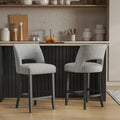 VKNOW Bar Stools Set of 2 Counter Height Stools - Comfortable Modern