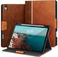 iPad Air 13 inch Case - Vegan Leather Stand Cover with Pencil Holder