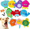 No Stuffing Squeaky Dog Toys 10 Pack - Interactive Fun for Small/Medium Dogs!