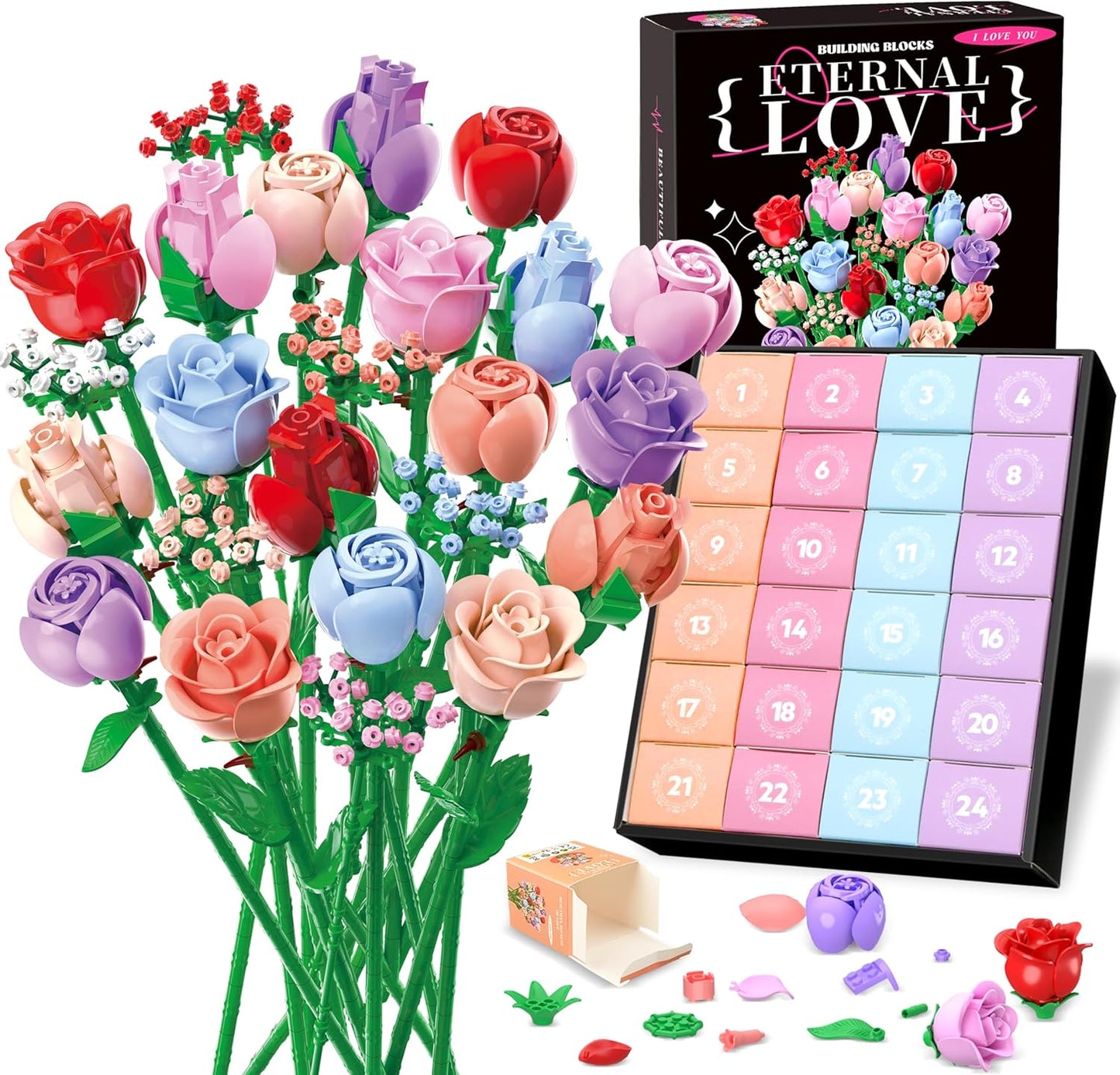 Flower Bouquet Advent Calendar 2025 for Creative Holiday Fun