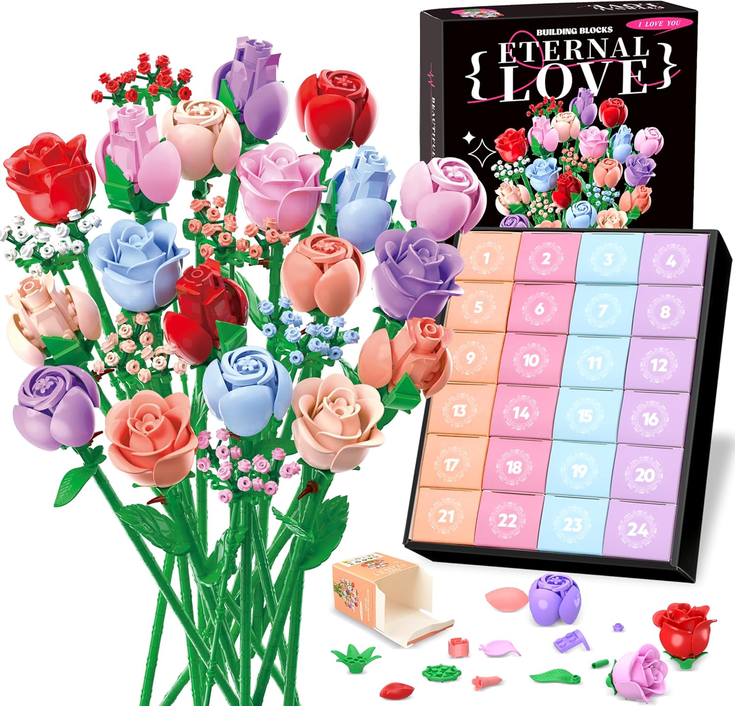 Flower Bouquet Advent Calendar 2025 for Creative Holiday Fun