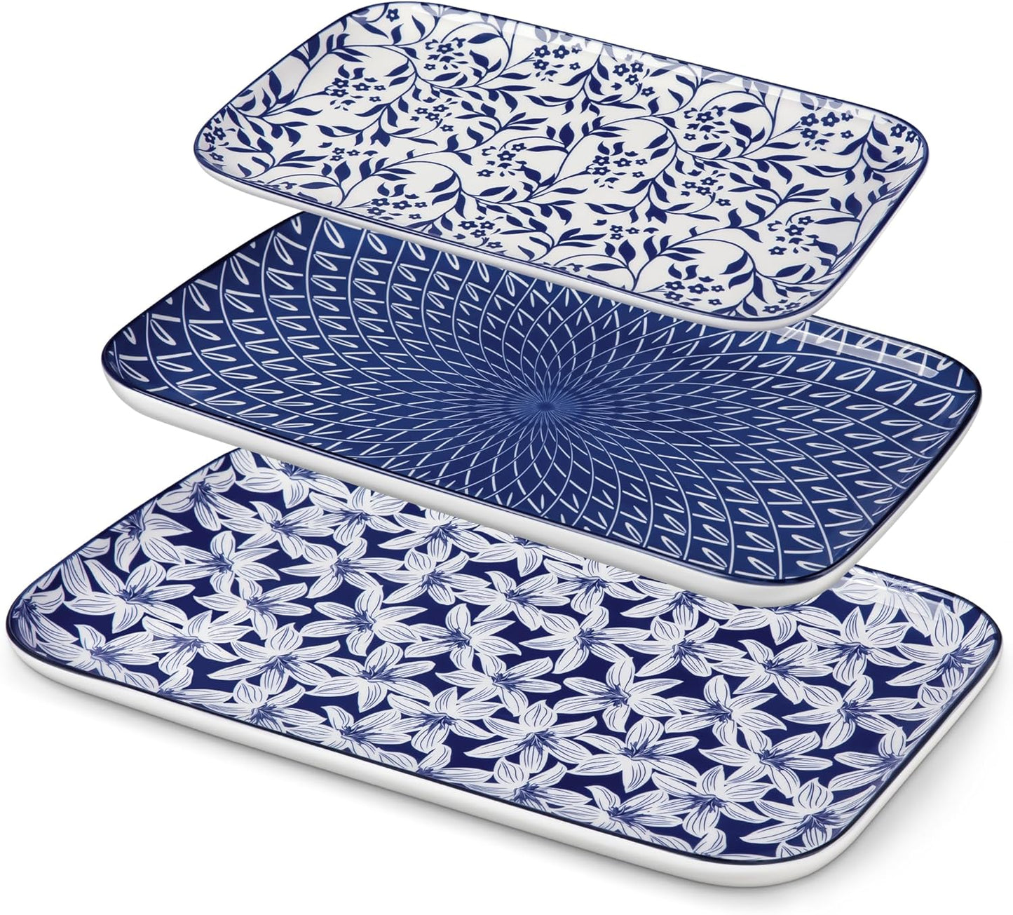 vancasso Serving Platters Set of 3 - Elegant Ceramic Trays