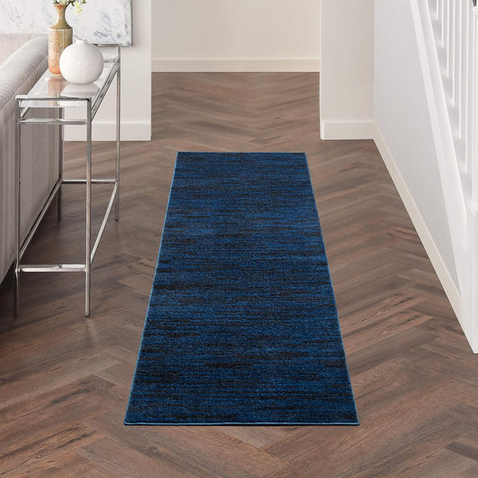 Nourison Essentials Midnight Blue 2ft 2in x 7ft 6in Area Rug Review