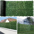 Artificial Ivy Fence Privacy Screen 72in x 96in - Realistic Balcony