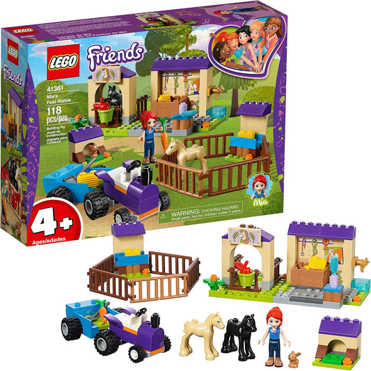 Build Mia's Foal Stable! 118-Piece LEGO Kit