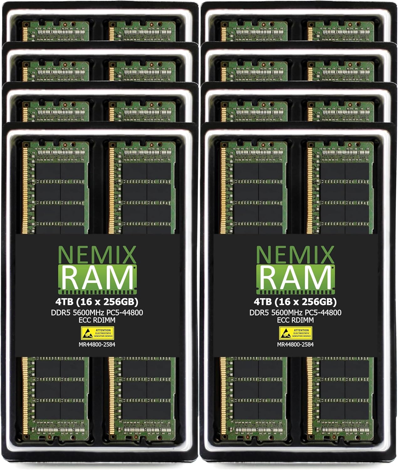 NEMIX RAM 4TB DDR5 5600MHZ ECC RDIMM Memory Kit for Servers
