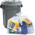 Veska 33 Gallon Clear Trash Bags Heavy Duty Value Pack - 100 Bags