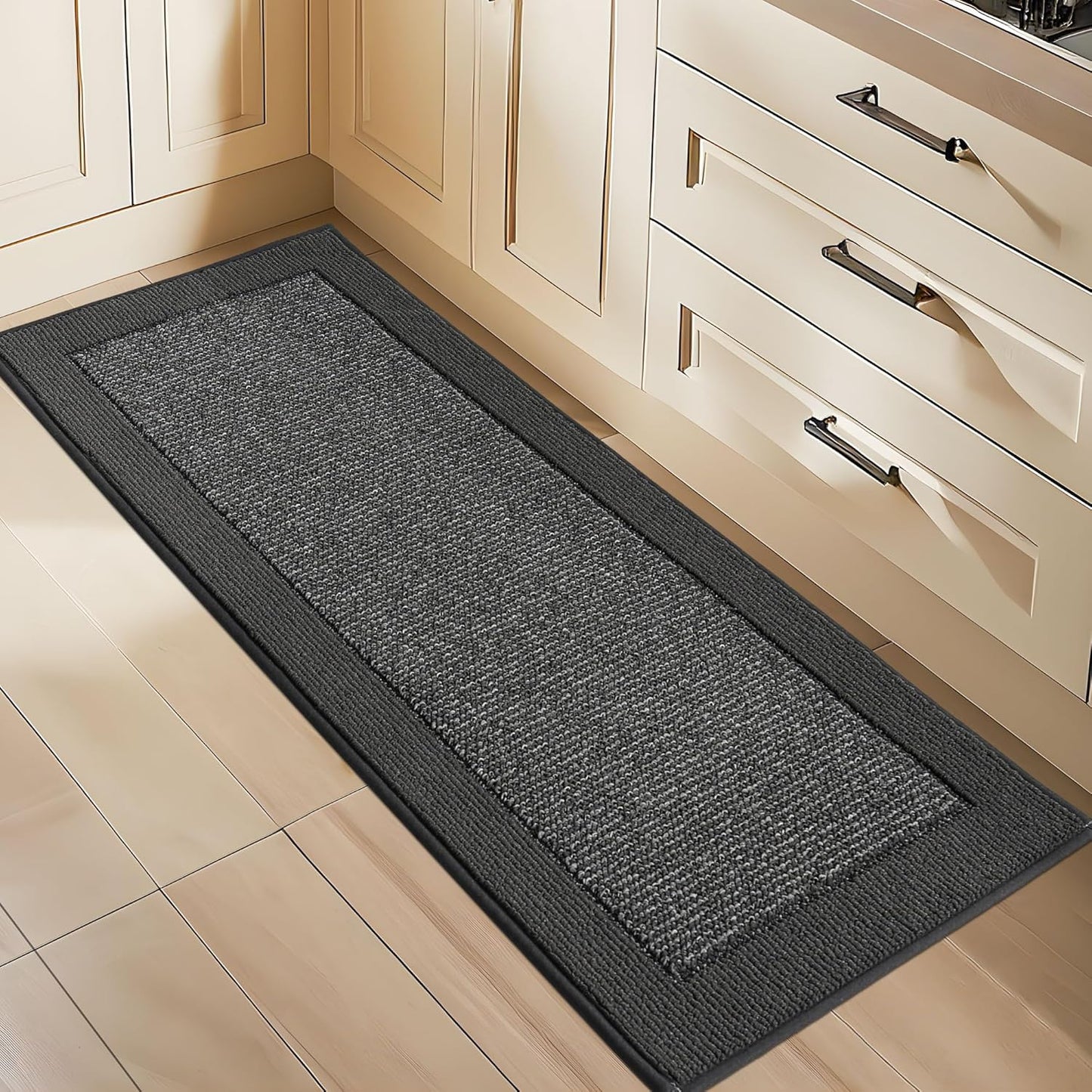 BEQHAUSE Kitchen Runner Rugs 24x60 Non-Slip Absorbent Mats