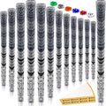 Cross Cord Golf Grips Set of 13 - Standard/Mid/Jumbo Sizes CL03