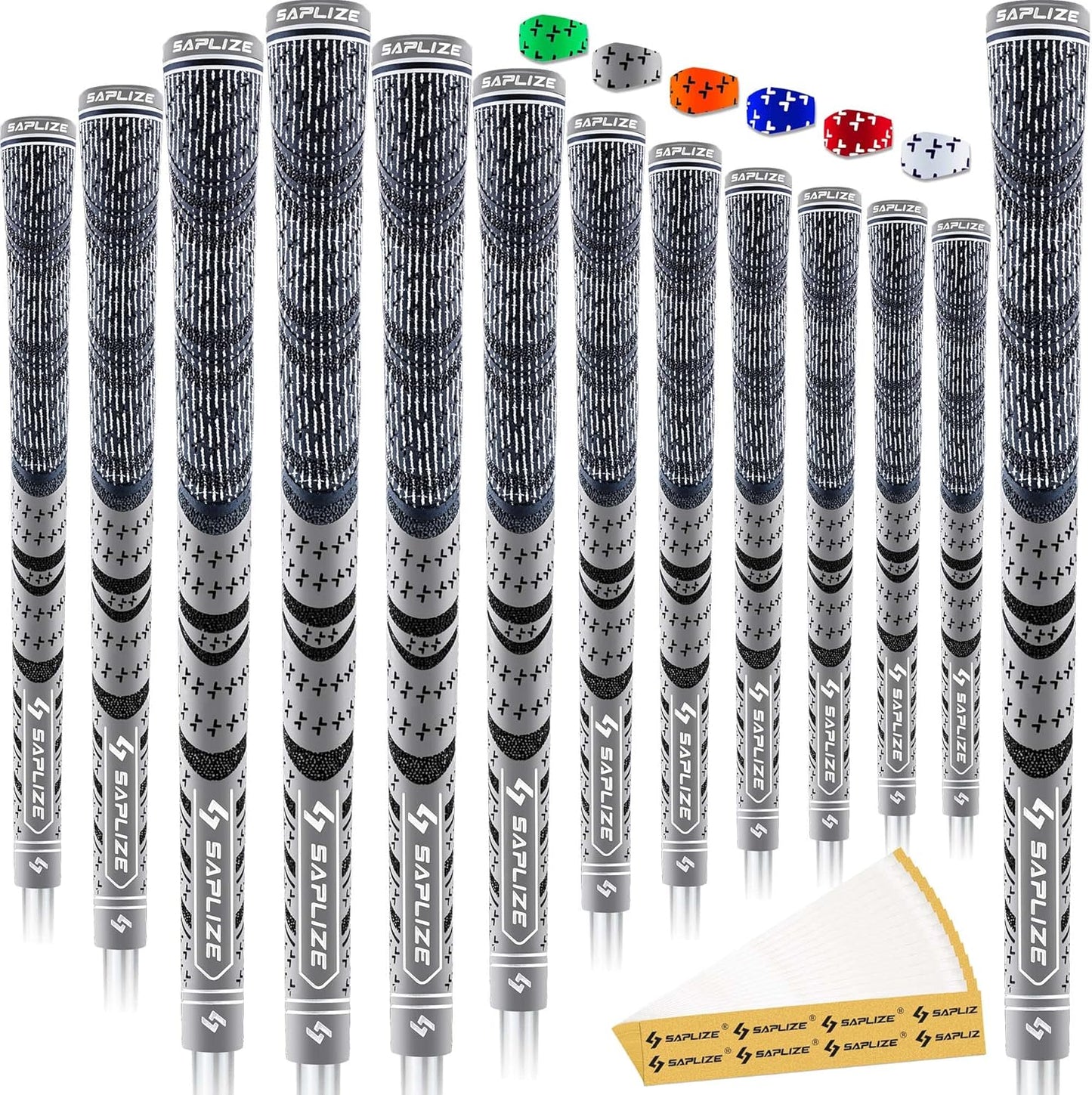 SAPLIZE Cross Cord Golf Grips Set for Enhanced Performance
