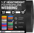 Heavyweight Polypropylene Webbing 1.5 in - Heavy Duty Poly Strapping